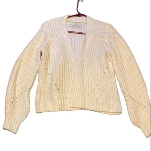NWOT White LOFT Cardigan